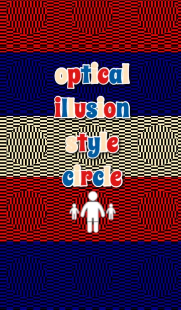 [LINE着せ替え] optical illusion style circleの画像1