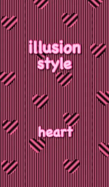 [LINE着せ替え] illusion style heartの画像1
