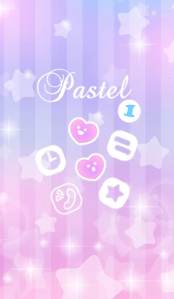 ゆめかわ　パステル１のLINE着せ替え