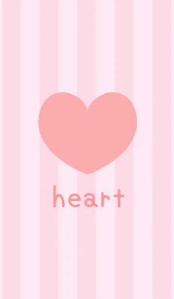 ハート♡ストライプのLINE着せ替え