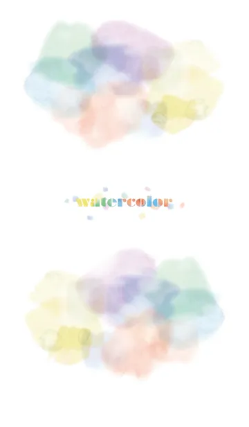 [LINE着せ替え] watercolor 〜水彩〜の画像1