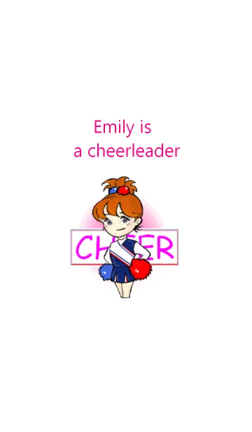 [LINE着せ替え] Emily is a cheerleaderの画像1
