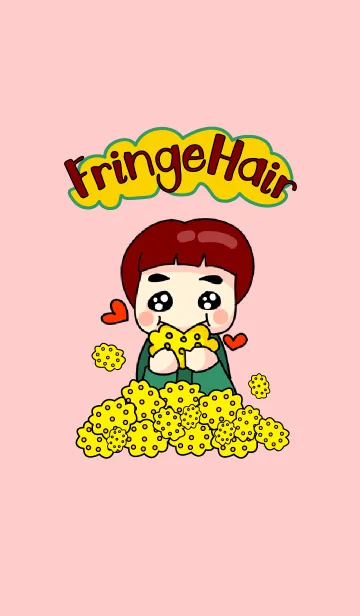 [LINE着せ替え] Fringe hair girlの画像1