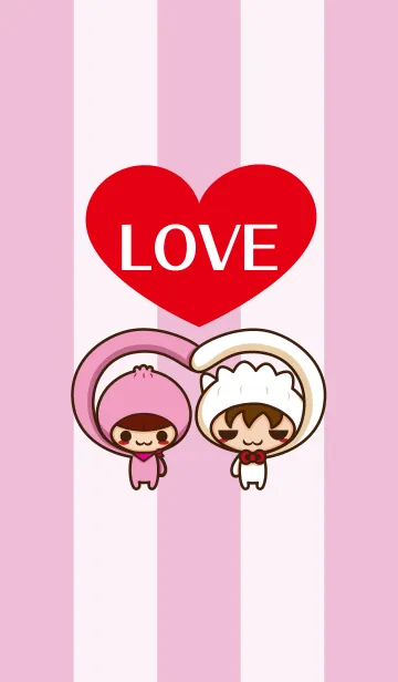 [LINE着せ替え] Buns ＆ dumplingの画像1