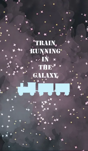[LINE着せ替え] Train running in the galaxyの画像1