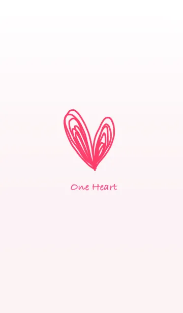 [LINE着せ替え] One Heartの画像1