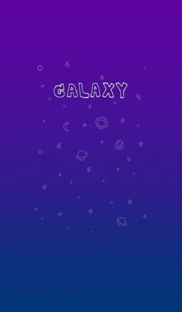 [LINE着せ替え] Galaxy starの画像1