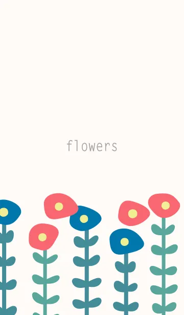 [LINE着せ替え] " flowers "の画像1
