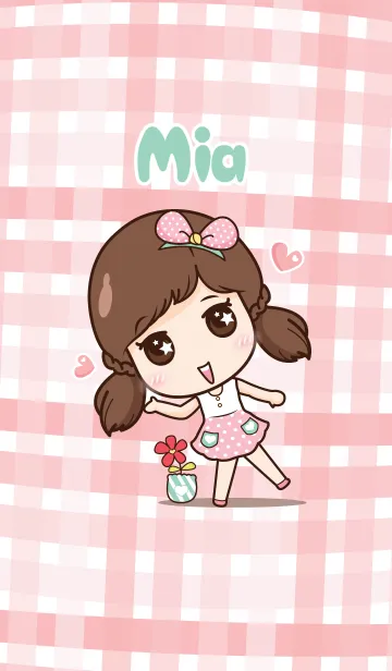 [LINE着せ替え] Mia in loveの画像1