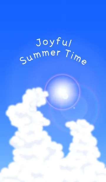 Joyful Summer TimeのLINE着せ替え