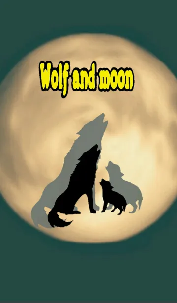[LINE着せ替え] オオカミと月の画像1