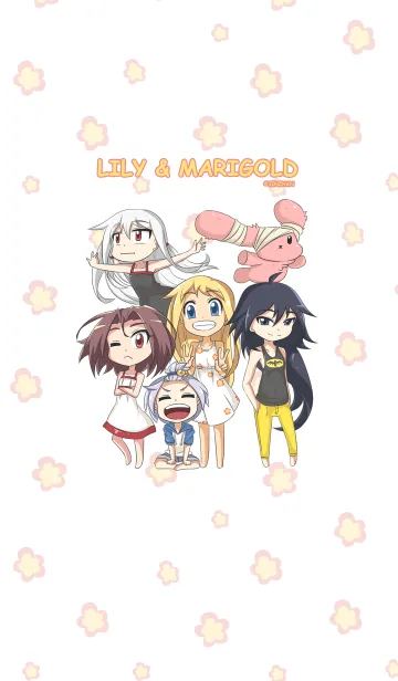 [LINE着せ替え] Lily ＆ Marigoldの画像1