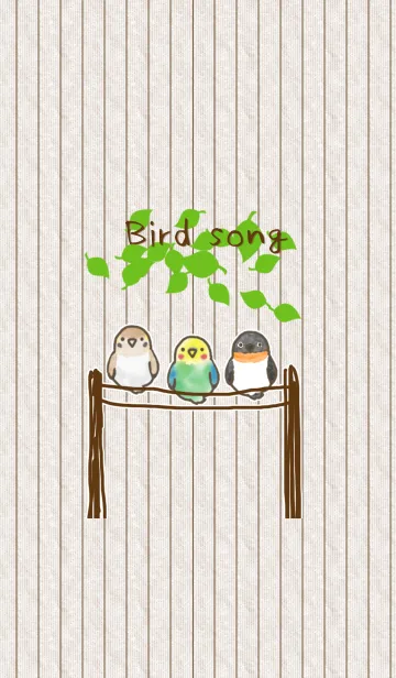 [LINE着せ替え] ことりのさえずりの画像1