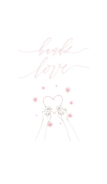 [LINE着せ替え] hands loveの画像1