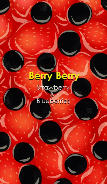 [LINE着せ替え] Berry Berry ~Strawberry ＆ Blueberries~の画像1