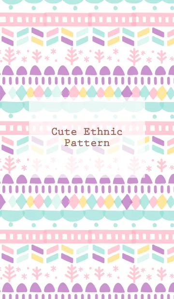 [LINE着せ替え] Cute Ethnic Patternの画像1