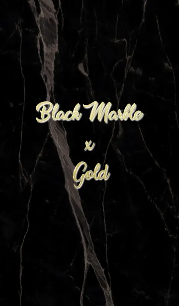 Black Marble x Goldの着せ替えメイン画像