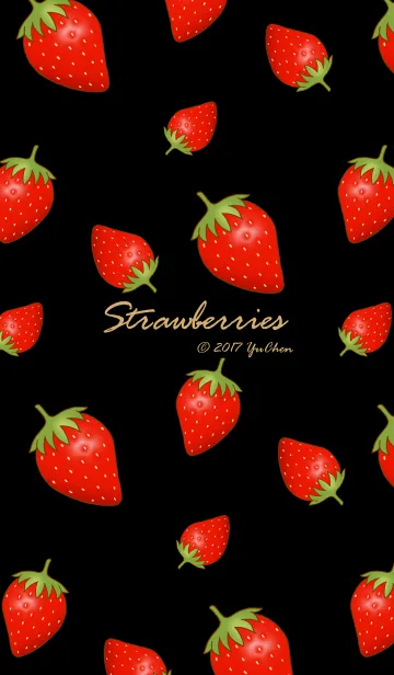 [LINE着せ替え] Strawberriesの画像1