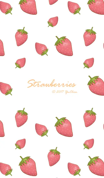 [LINE着せ替え] Strawberries 2の画像1