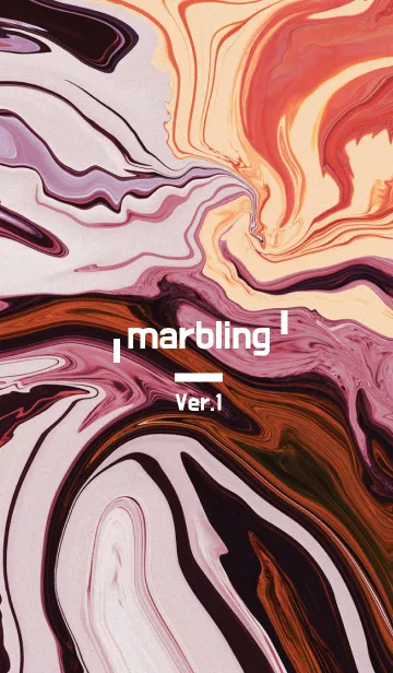 [LINE着せ替え] Marbling ver.1の画像1