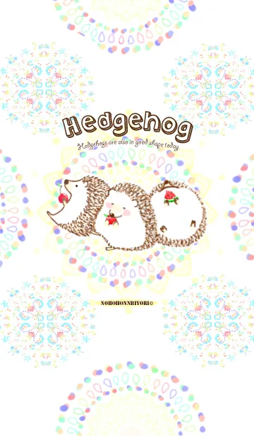 [LINE着せ替え] 大好きはりねずみの画像1