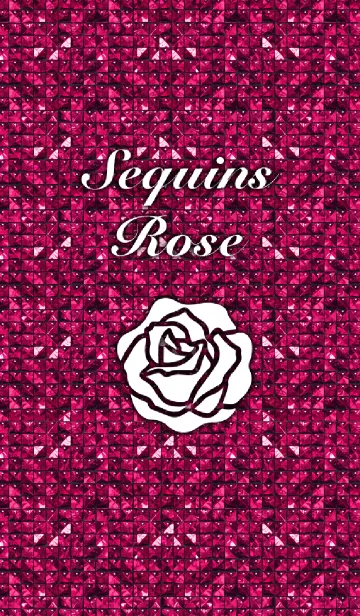 [LINE着せ替え] Sequins Rose- Peachの画像1