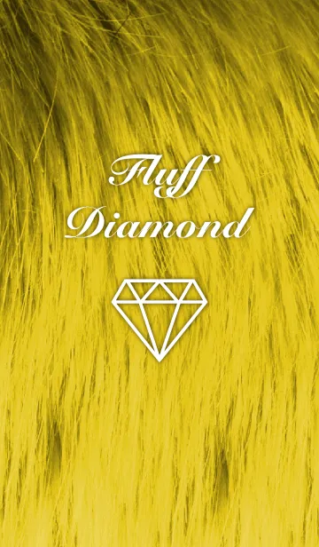 [LINE着せ替え] Fluff Diamond- Yellowの画像1
