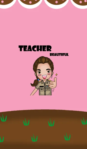[LINE着せ替え] Teacher Beautifulの画像1