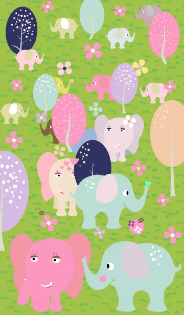 エレファントスプリングサバナの着せ替えメイン画像