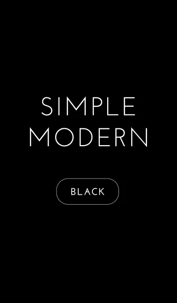 [LINE着せ替え] SIMPLE MODERN blackの画像1