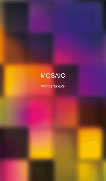 [LINE着せ替え] MOSAIC THEME.の画像1