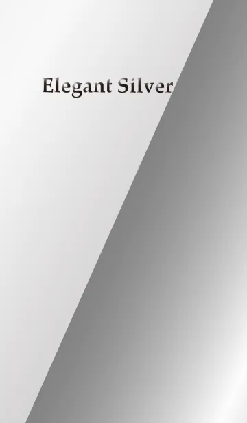[LINE着せ替え] Elegant Silverの画像1