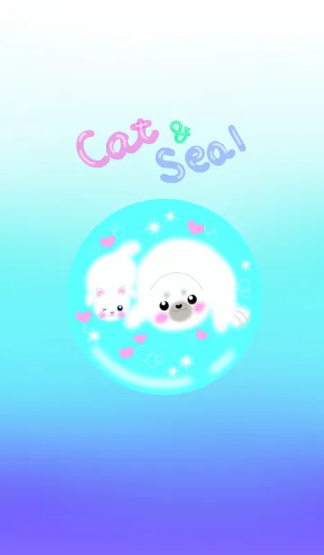 ♡子猫とあざらし♡の着せ替えメイン画像