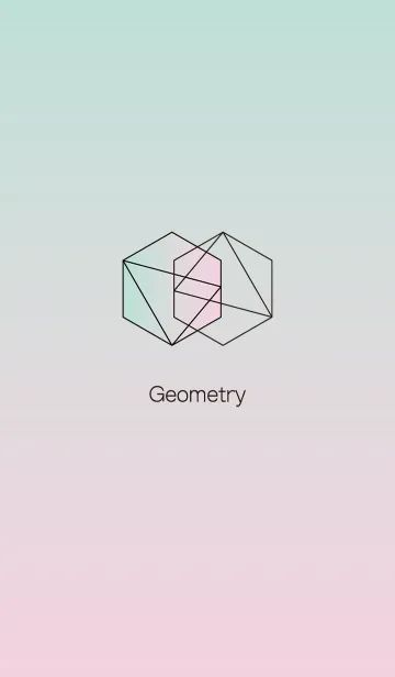 [LINE着せ替え] Geometry - Gradient 7の画像1
