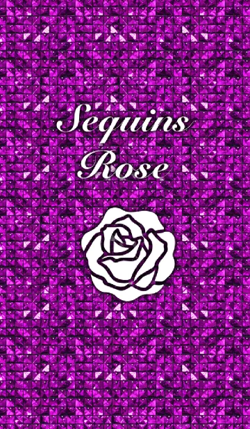 [LINE着せ替え] Sequins Rose-Purpleの画像1