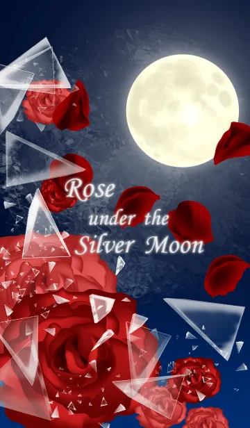 [LINE着せ替え] 月下の薔薇～Rose under the Moon～ver.1.1の画像1