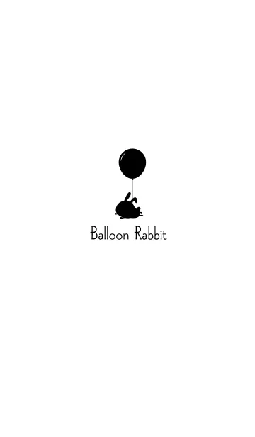 [LINE着せ替え] Balloon Rabbit.の画像1