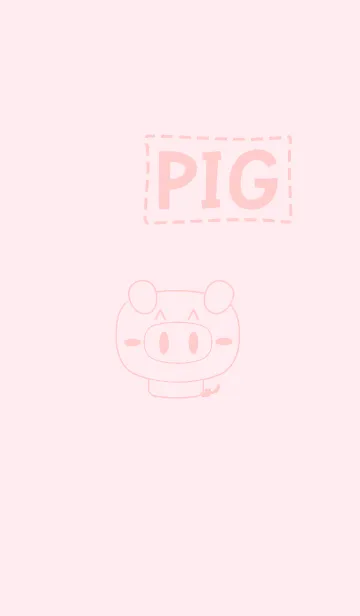 [LINE着せ替え] Lovely Pig Fat 3の画像1