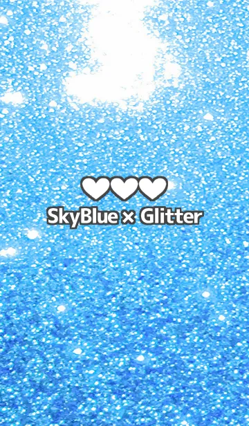 [LINE着せ替え] BlueSky×Glitter...の画像1