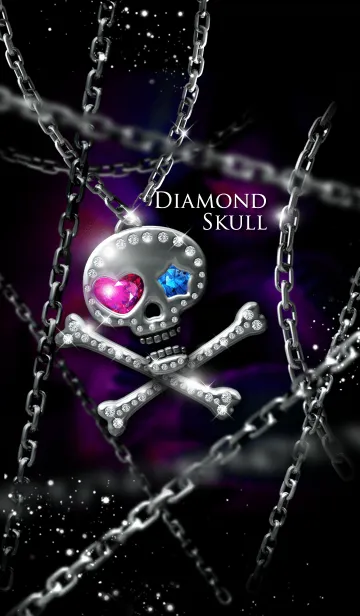 [LINE着せ替え] Diamond Skullの画像1