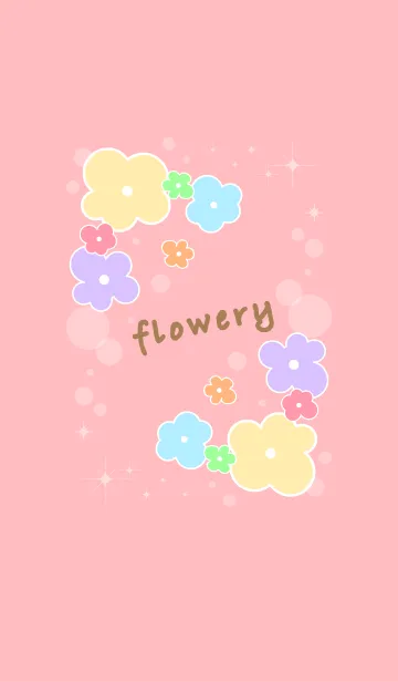 [LINE着せ替え] floweryの画像1