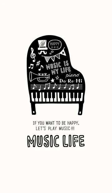MUSIC LIFE.のLINE着せ替え