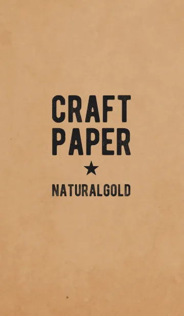 [LINE着せ替え] Craft Paper (naturalgold)の画像1