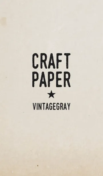 [LINE着せ替え] Craft Paper (Vintagegray)の画像1