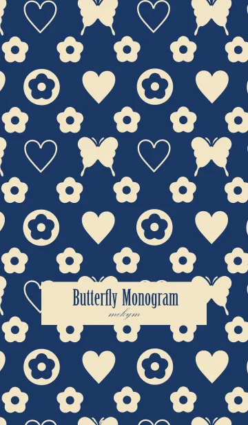 Butterfly Monogram.の着せ替えメイン画像
