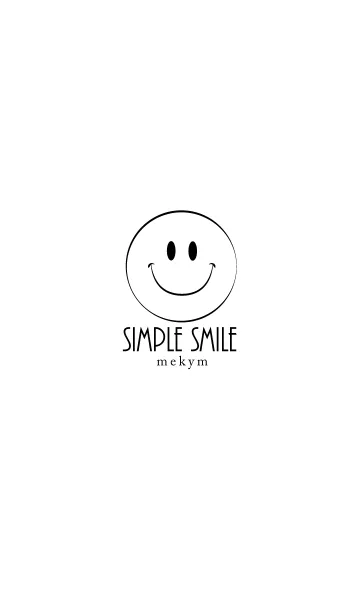 [LINE着せ替え] Simple Smile...の画像1