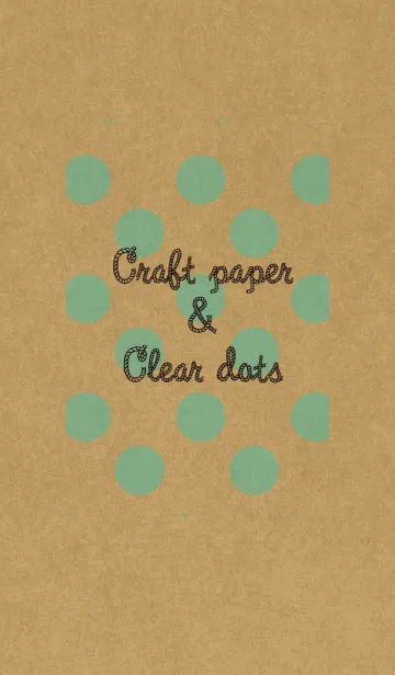 Craft paper ＆ dotsの着せ替えメイン画像