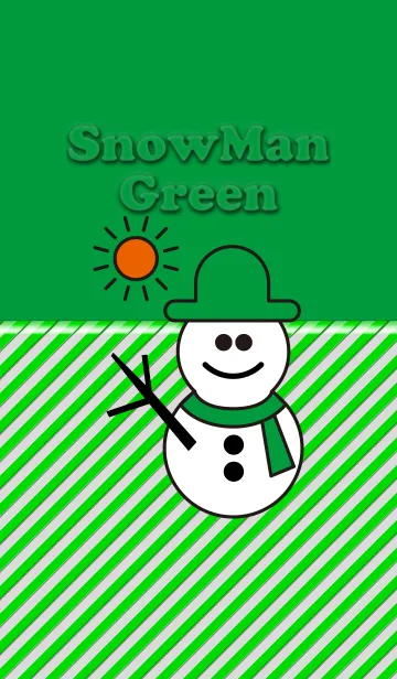 [LINE着せ替え] SnowMan Greenの画像1