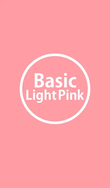 [LINE着せ替え] Basic Light Pinkの画像1