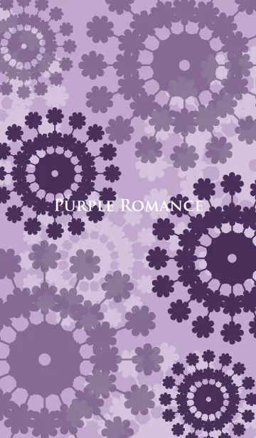 [LINE着せ替え] Purple Romanceの画像1